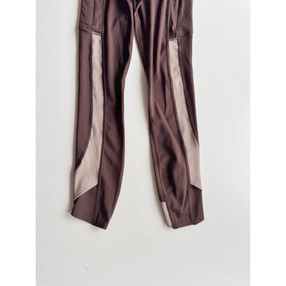 ATHLETA Ultimate Stash Crash Toasted Brown High Rise Ankle Leggings, Size XXS - Picture 7 of 16